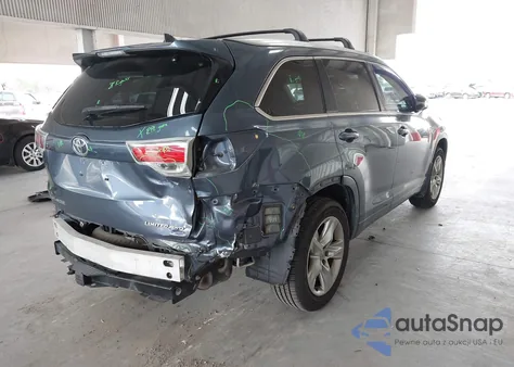 2014 Toyota Highlander Limited Platinum V6 z USA, uszkodzony, nr VIN 5TDDKRFH5ES056534